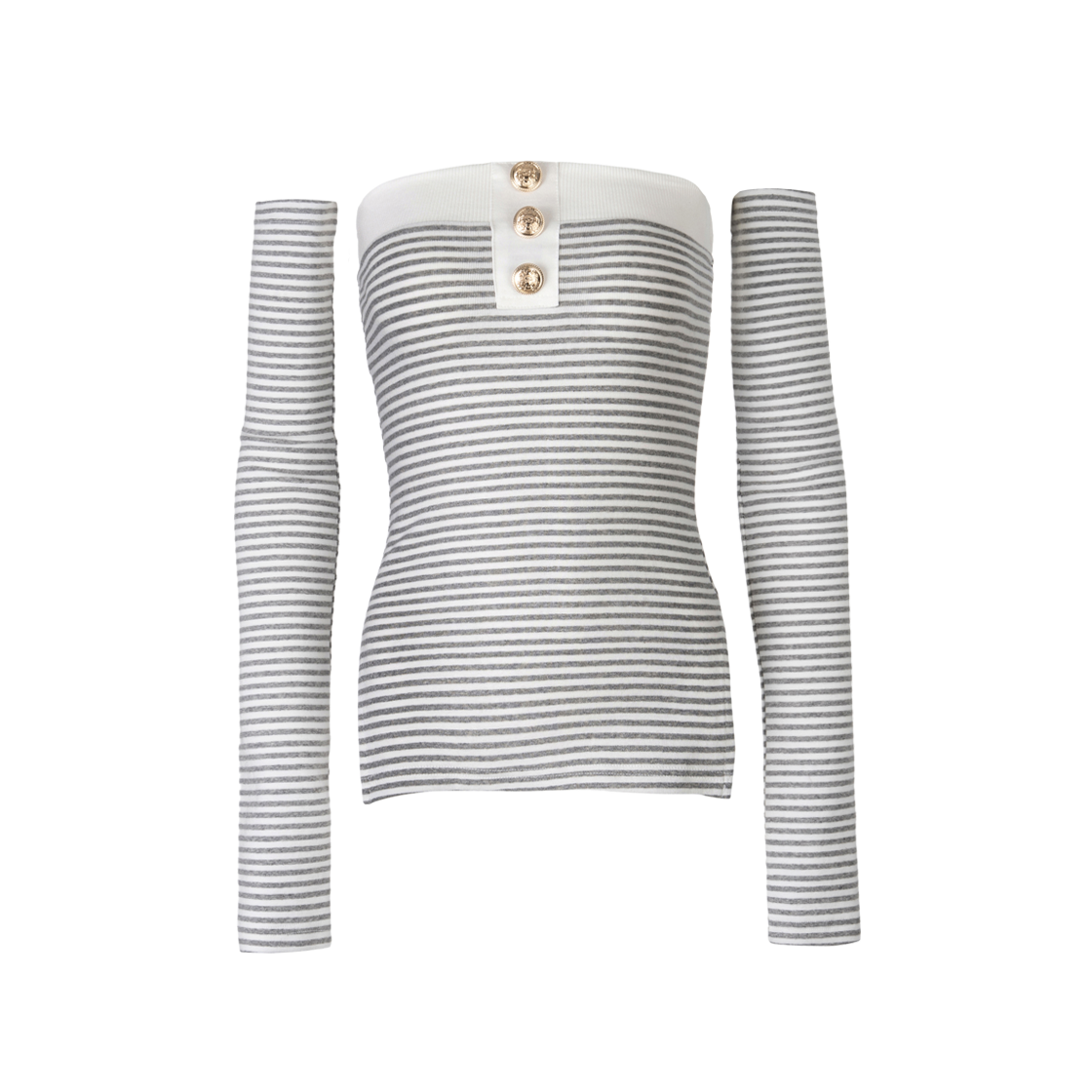 Babydoll warmer top (gray)