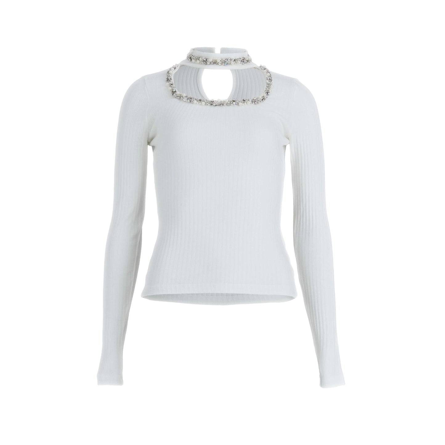 Jewel chocker t (white)