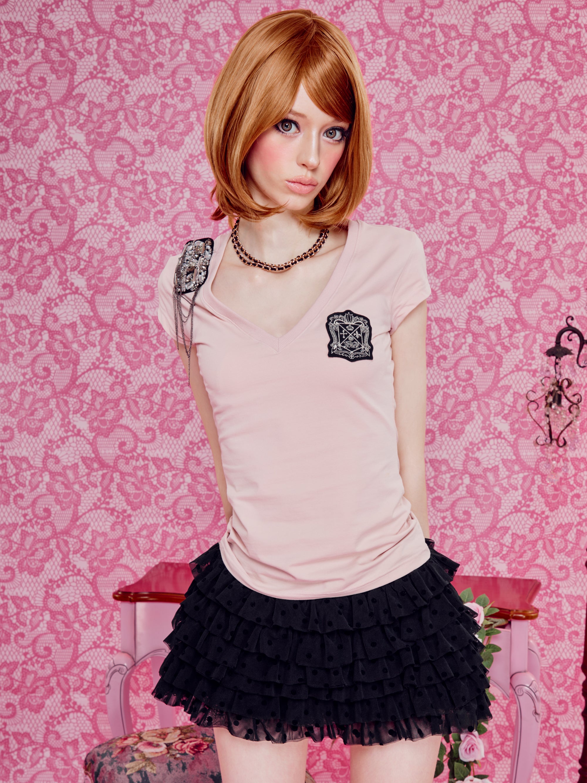 Polka tutu mini skirt