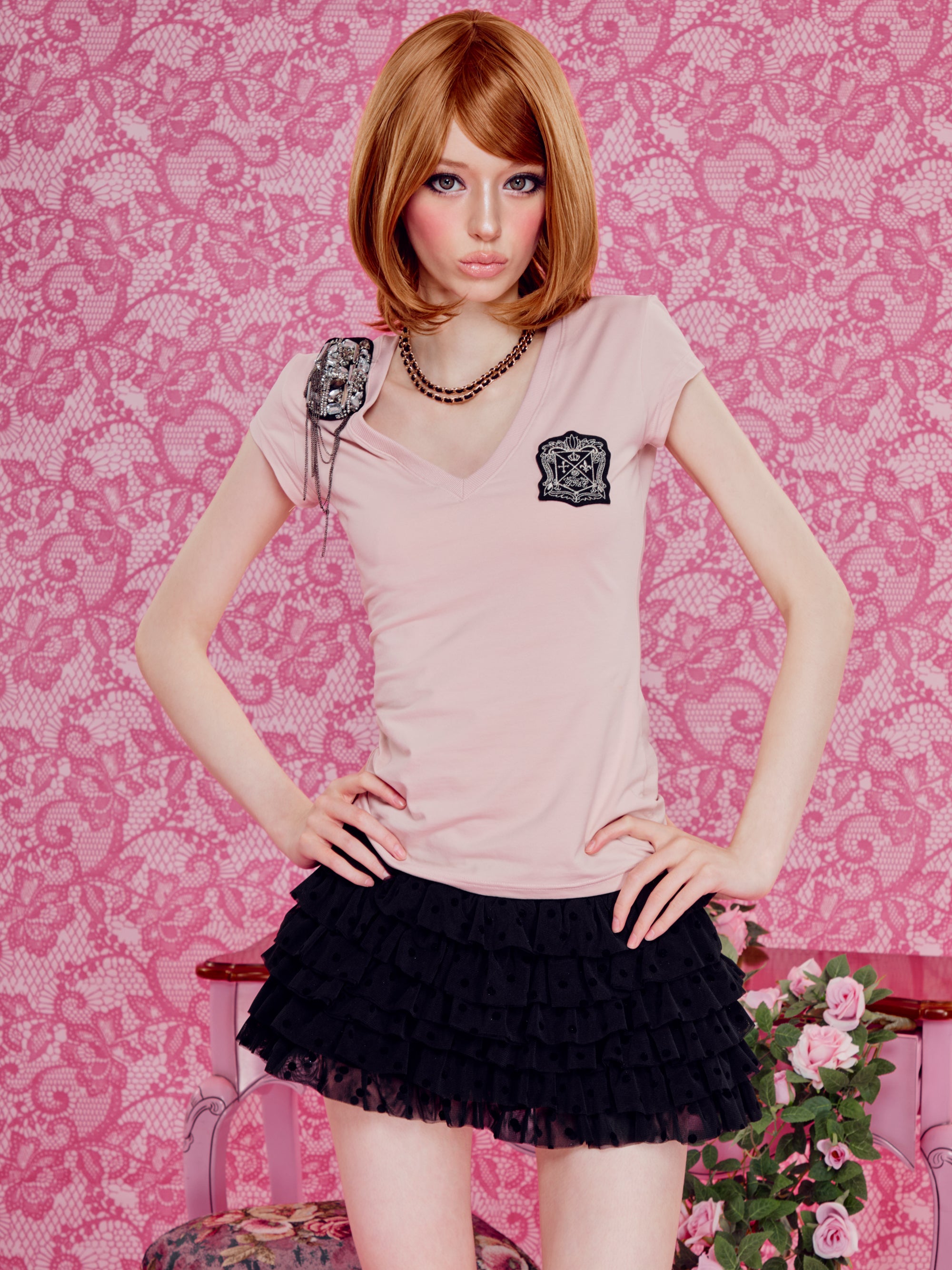 Polka tutu mini skirt