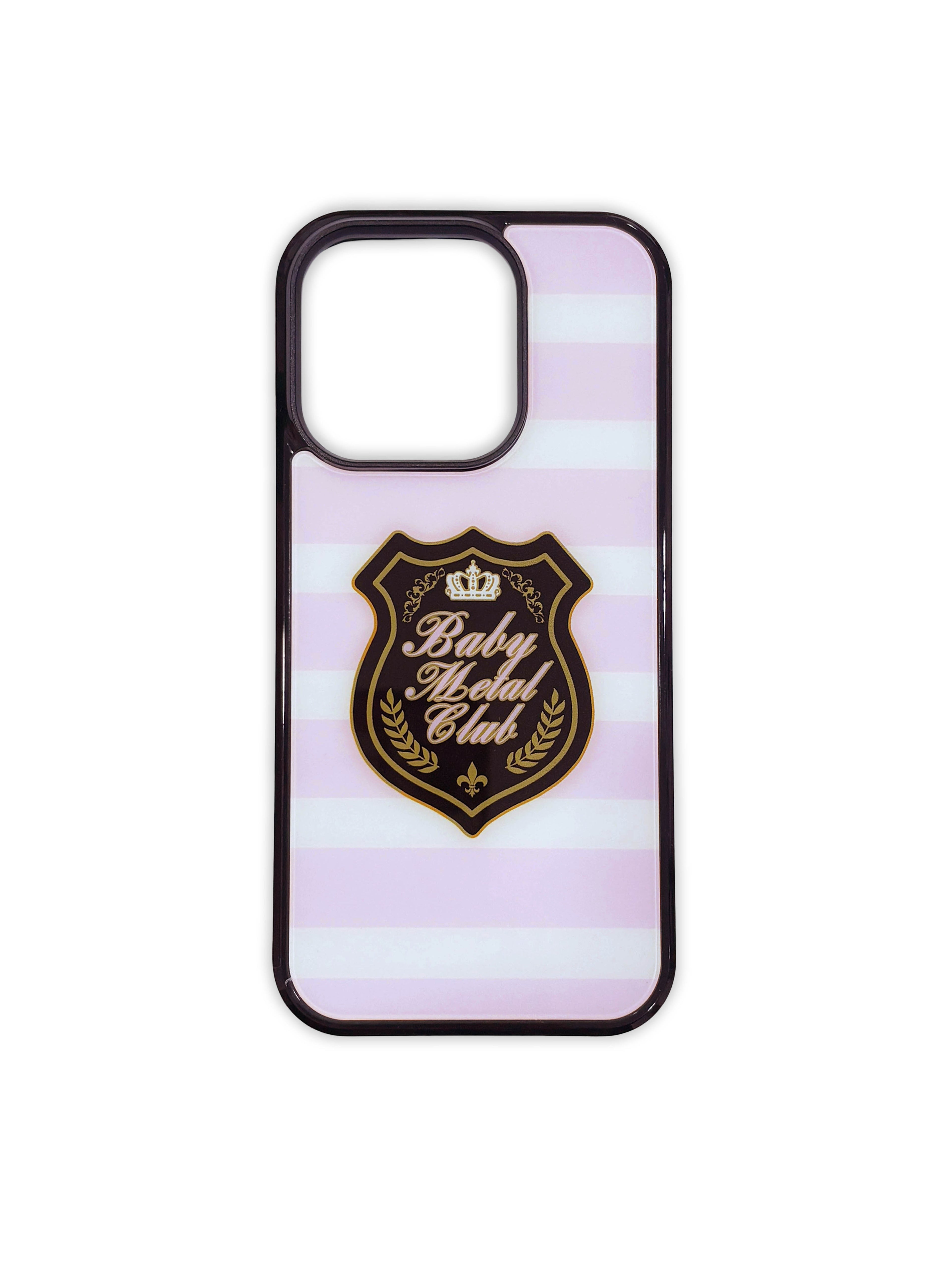 [受注販売] iPhone case (baby pink stripe)