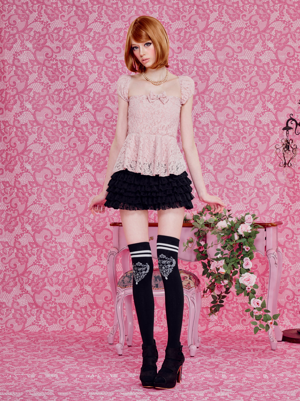 Parfait top (Baby Pink)