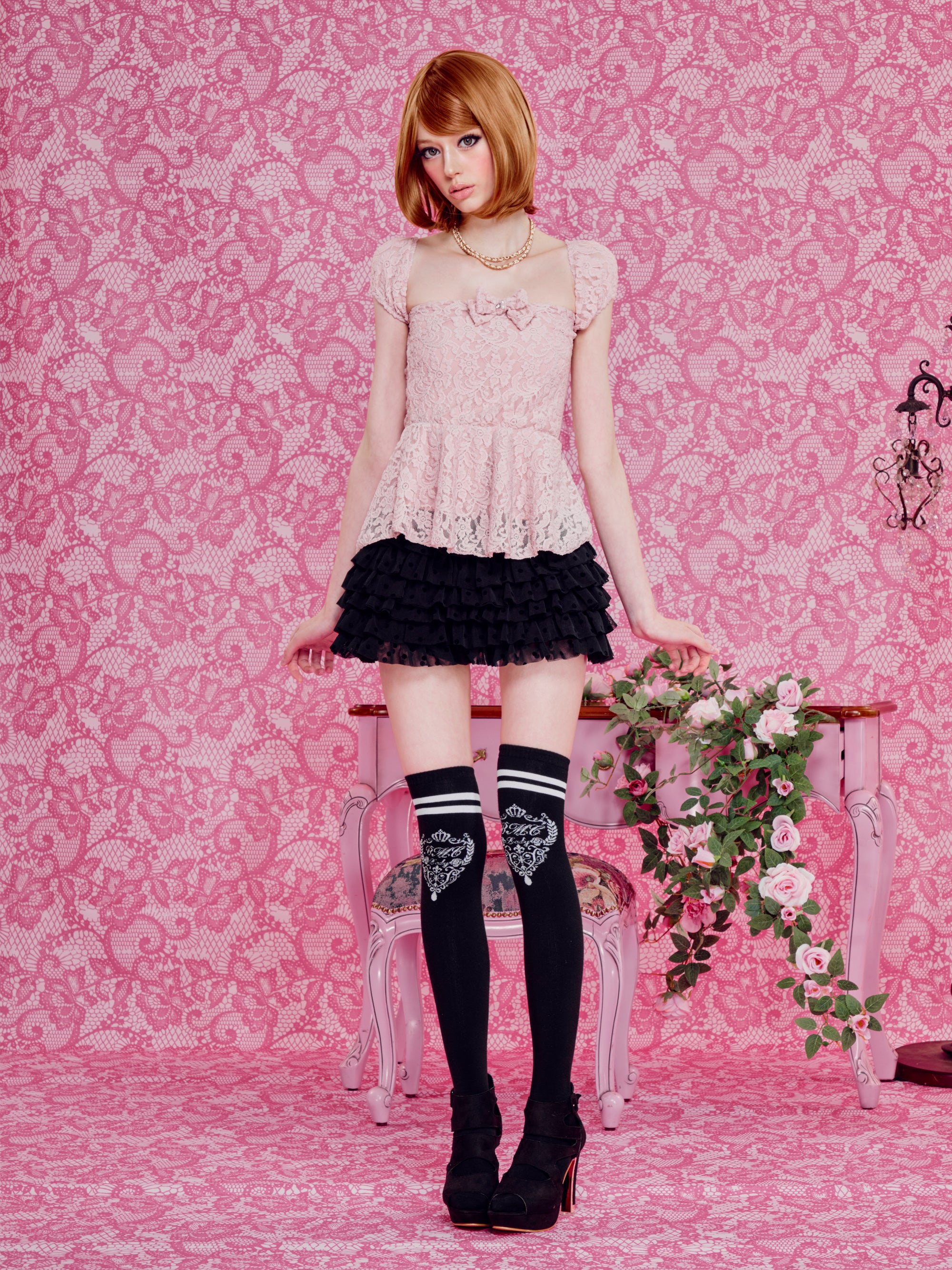 Parfait top (Baby Pink)
