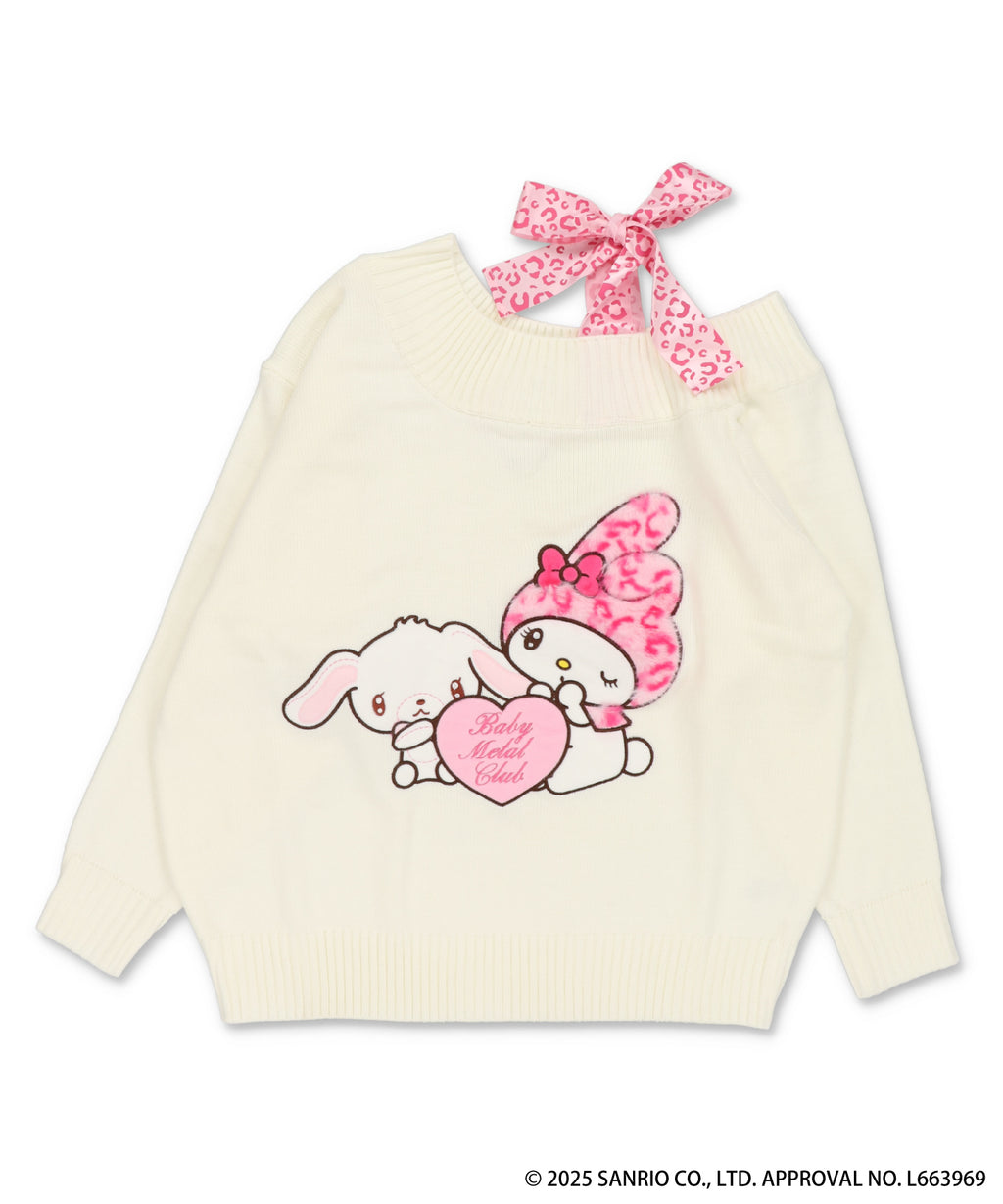 Babymetalclubサンリオコラボニット(ホワイト)