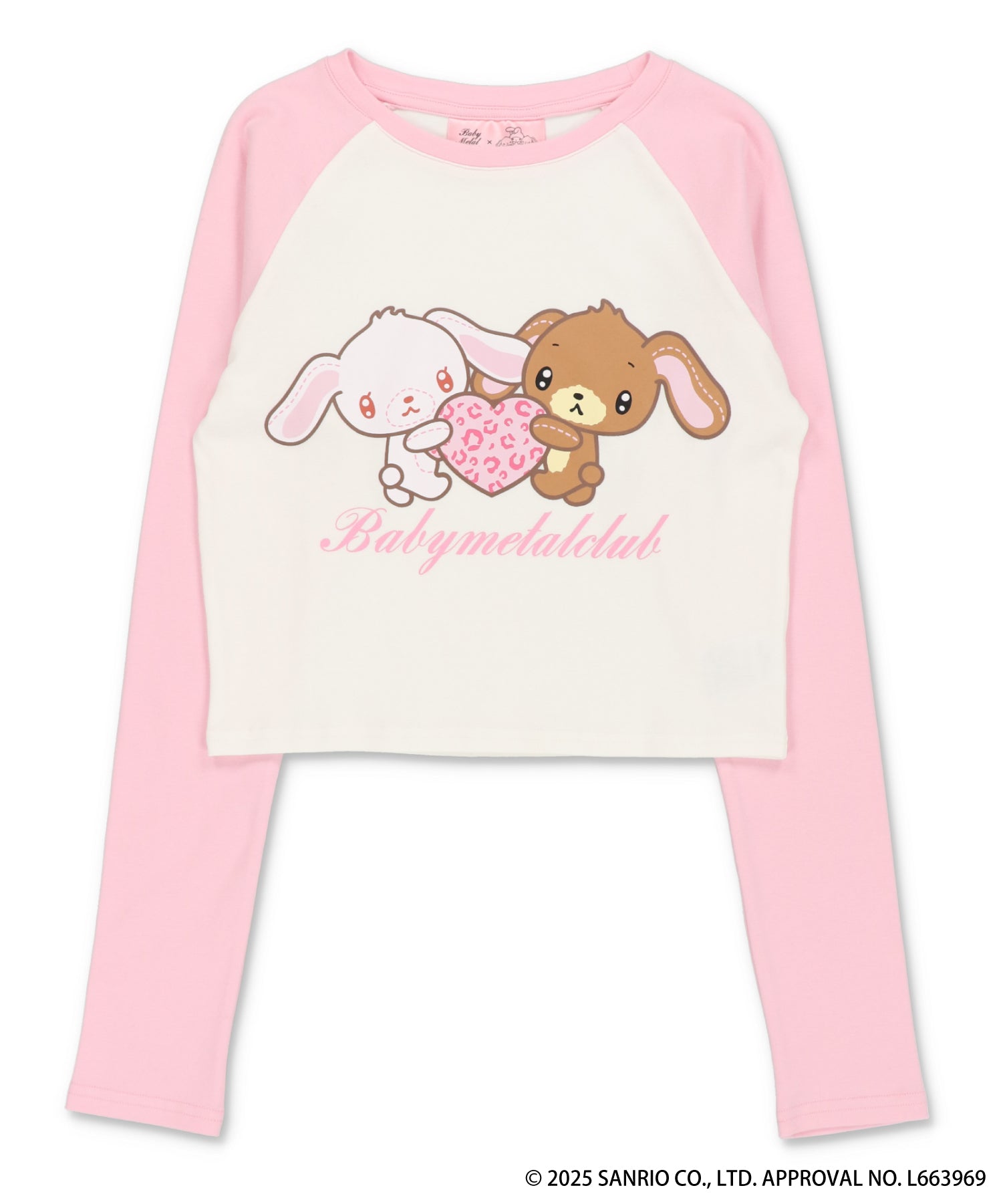 BabymetalclubサンリオコラボラグランTシャツ(シュガーバニーズ)
