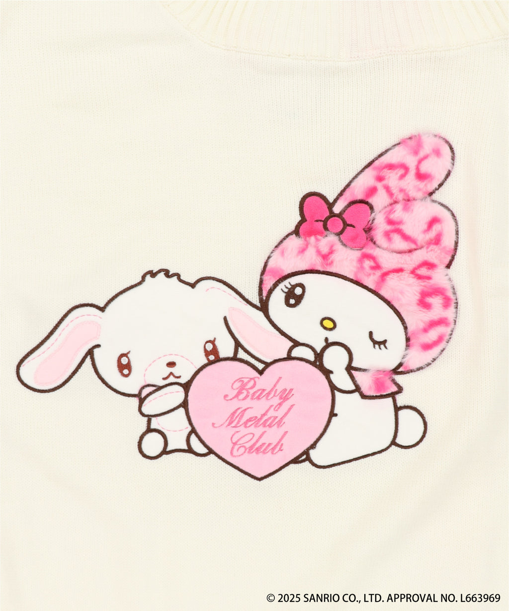 Babymetalclubサンリオコラボニット(ホワイト)