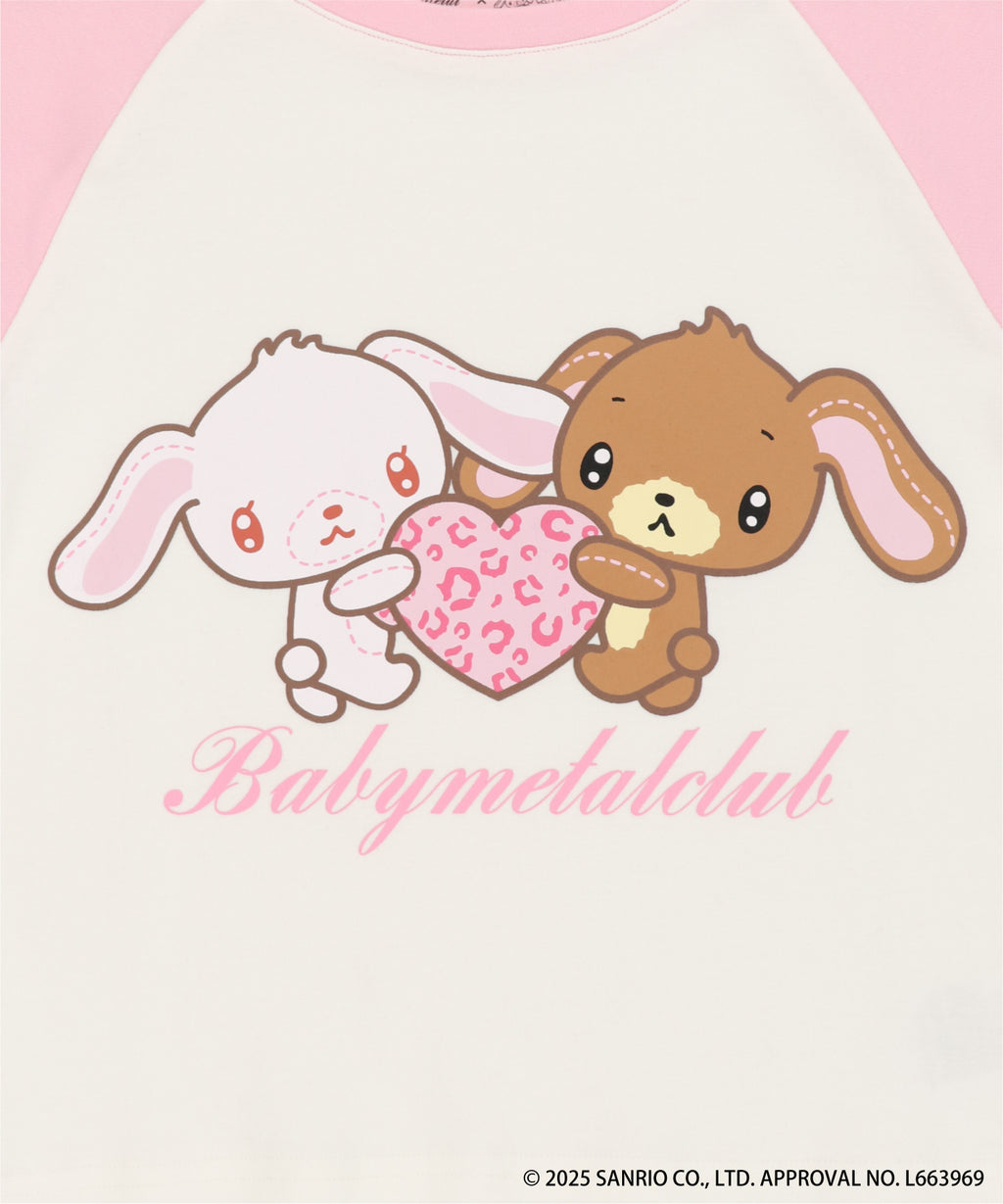 BabymetalclubサンリオコラボラグランTシャツ(シュガーバニーズ)