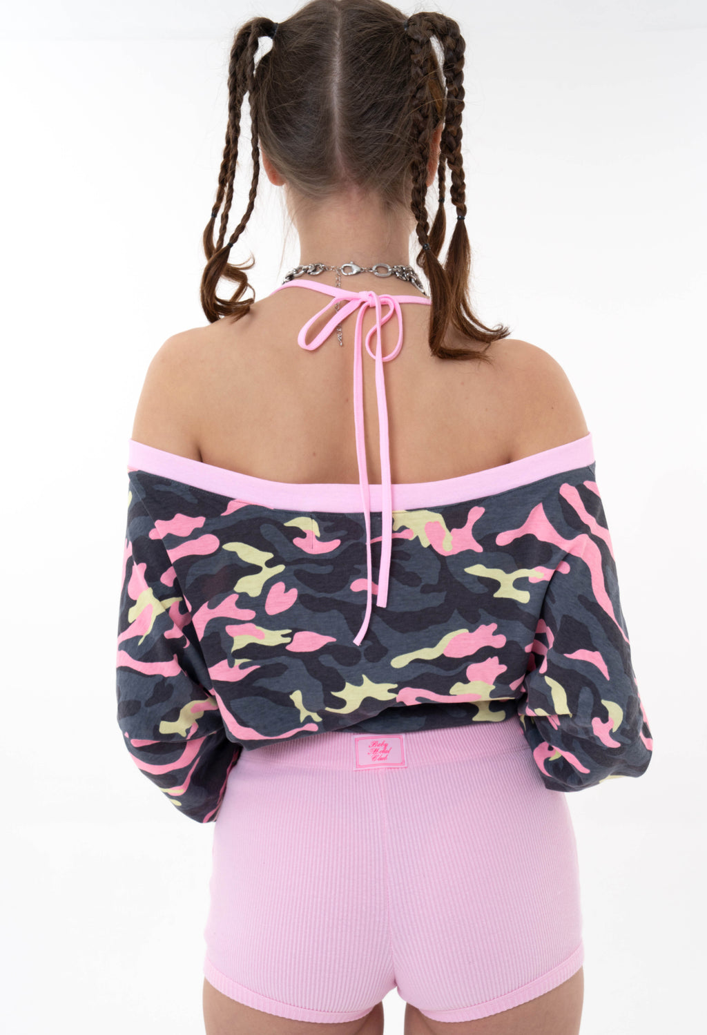 Teresa logo shorts (pink)