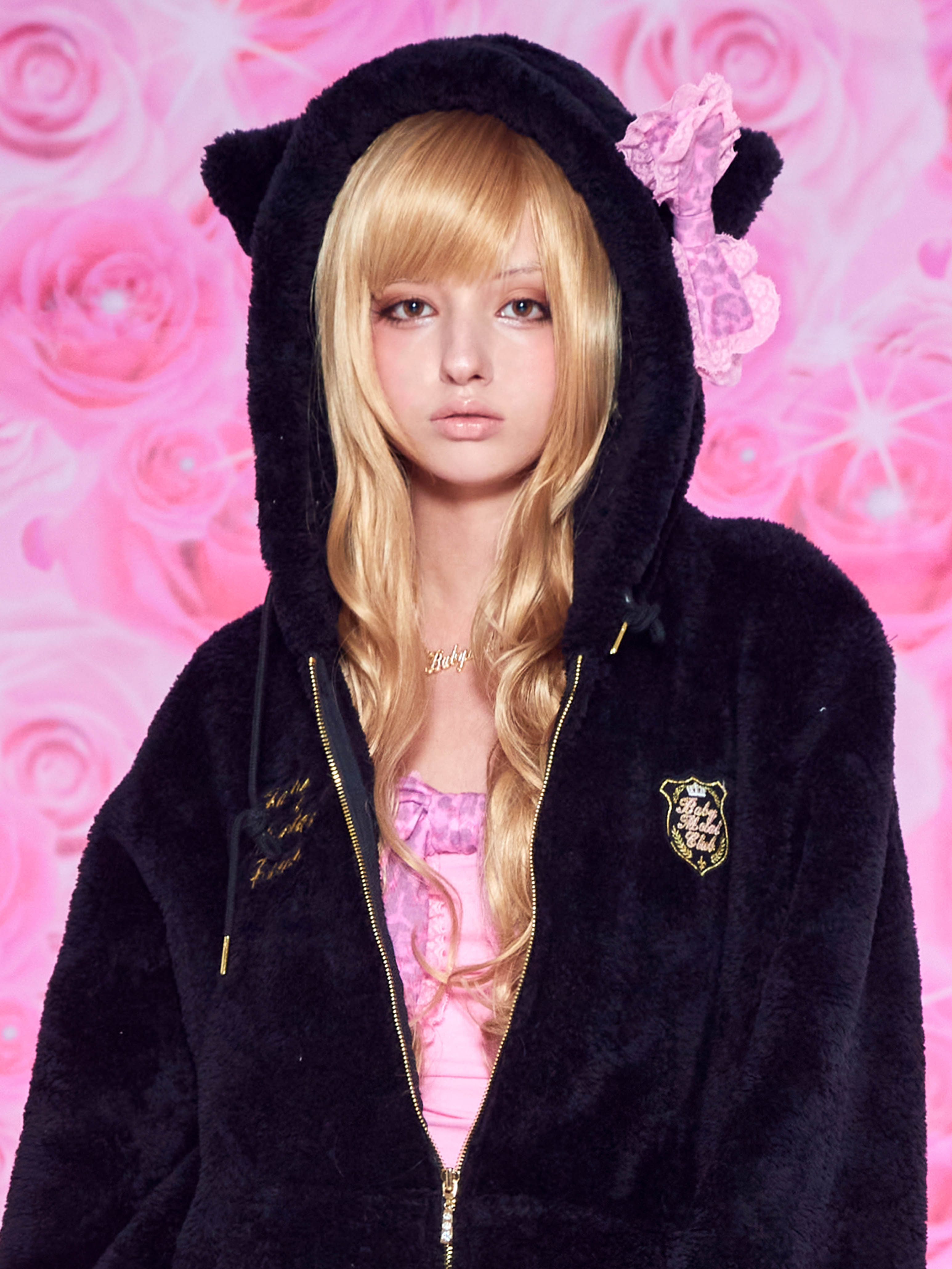 Leopard bonbon ribbon pin