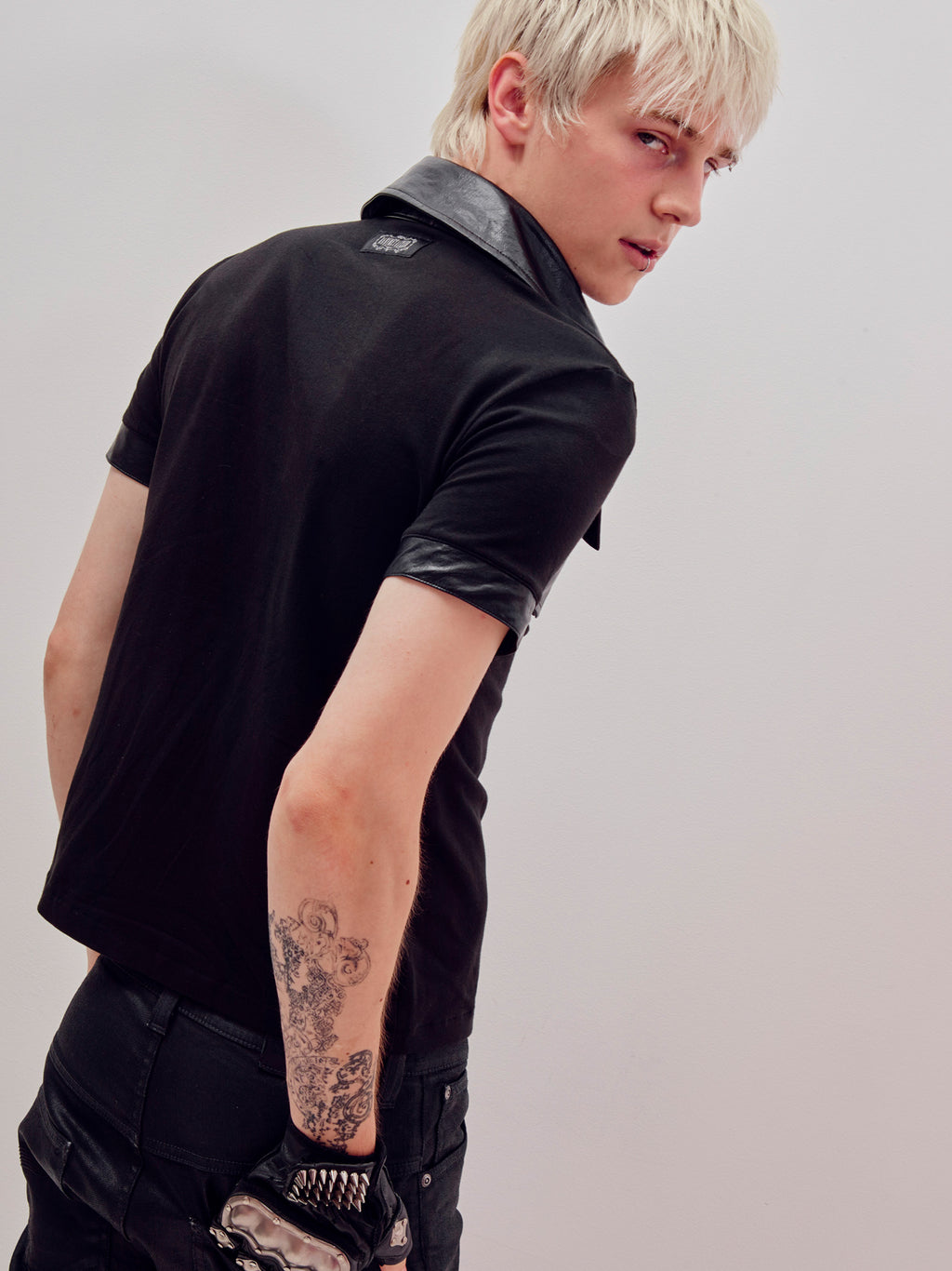Prince Leather Polo Shirt