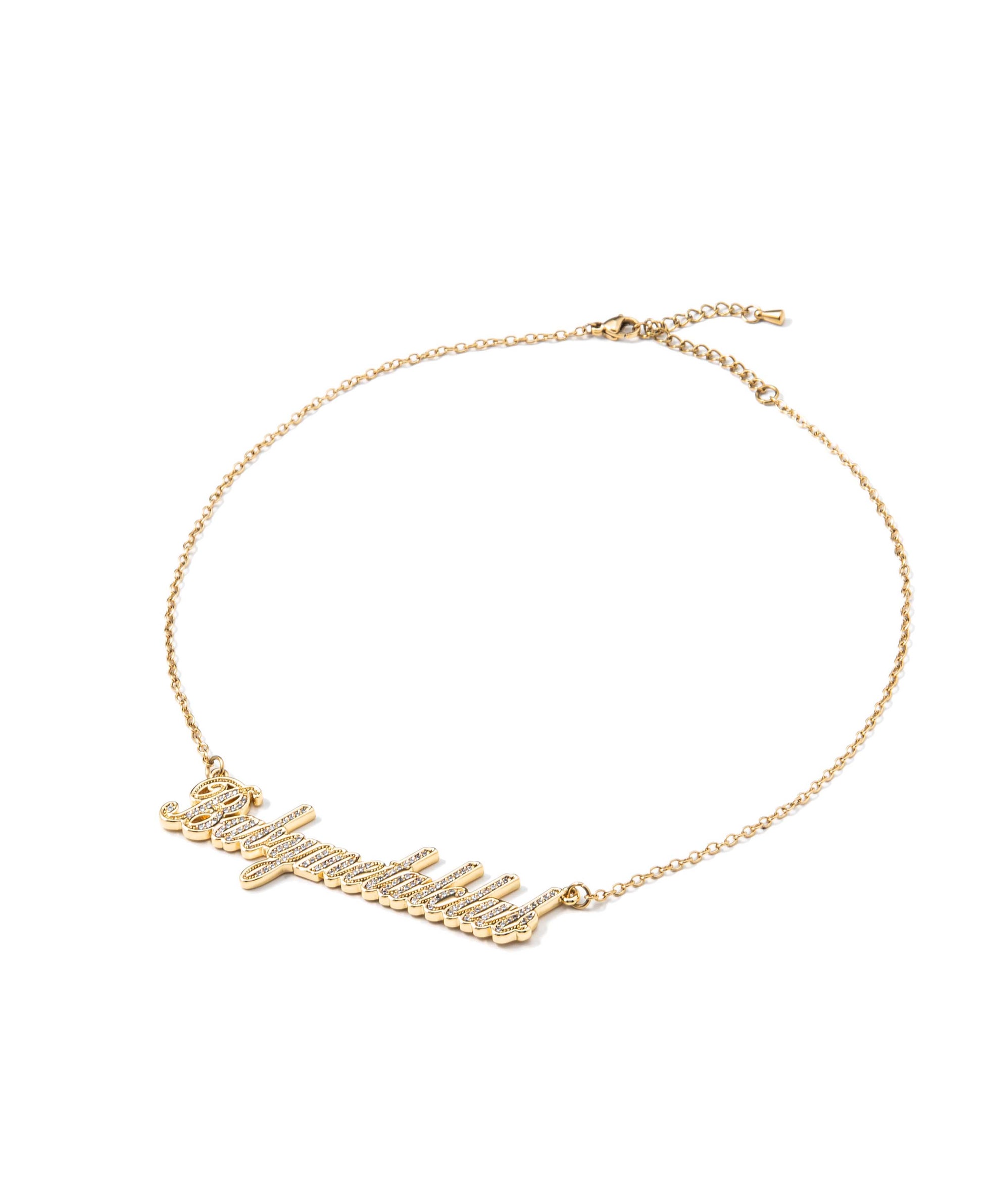 Babymetalclub logo necklace Gold