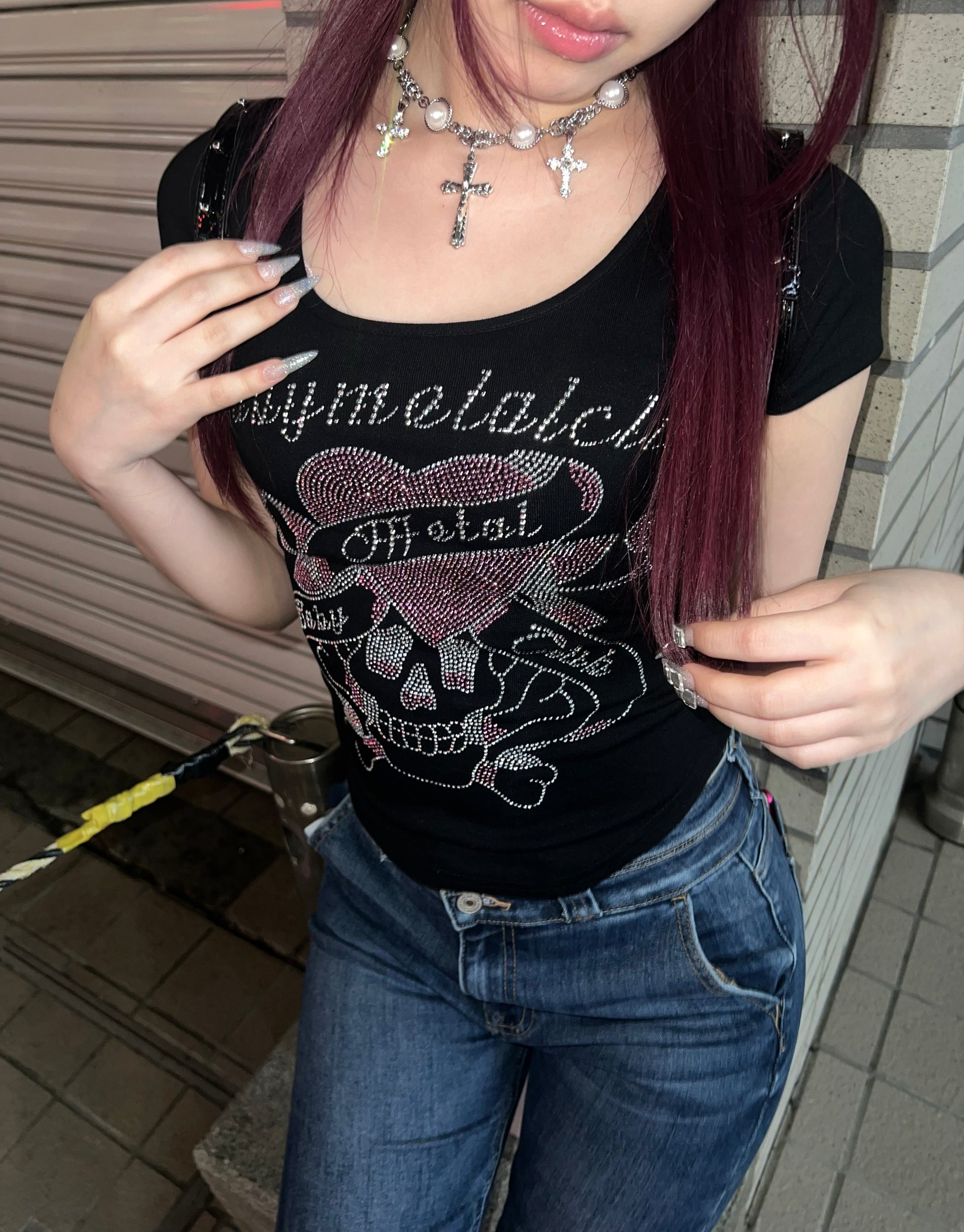 Bmc twinkle skull t ( black )