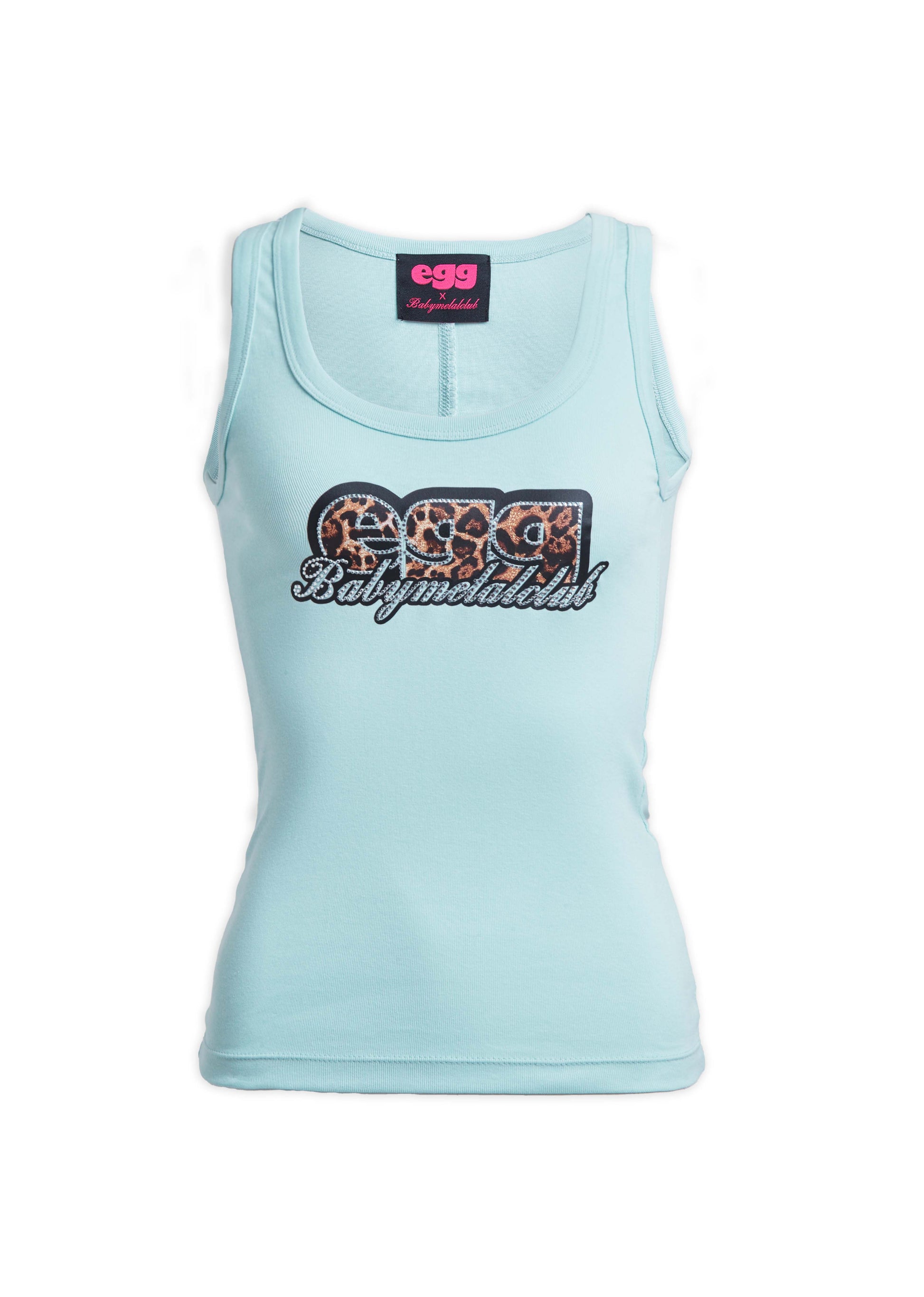 [eggxBabymetalclub] rhinestone sleeveless top (mint)