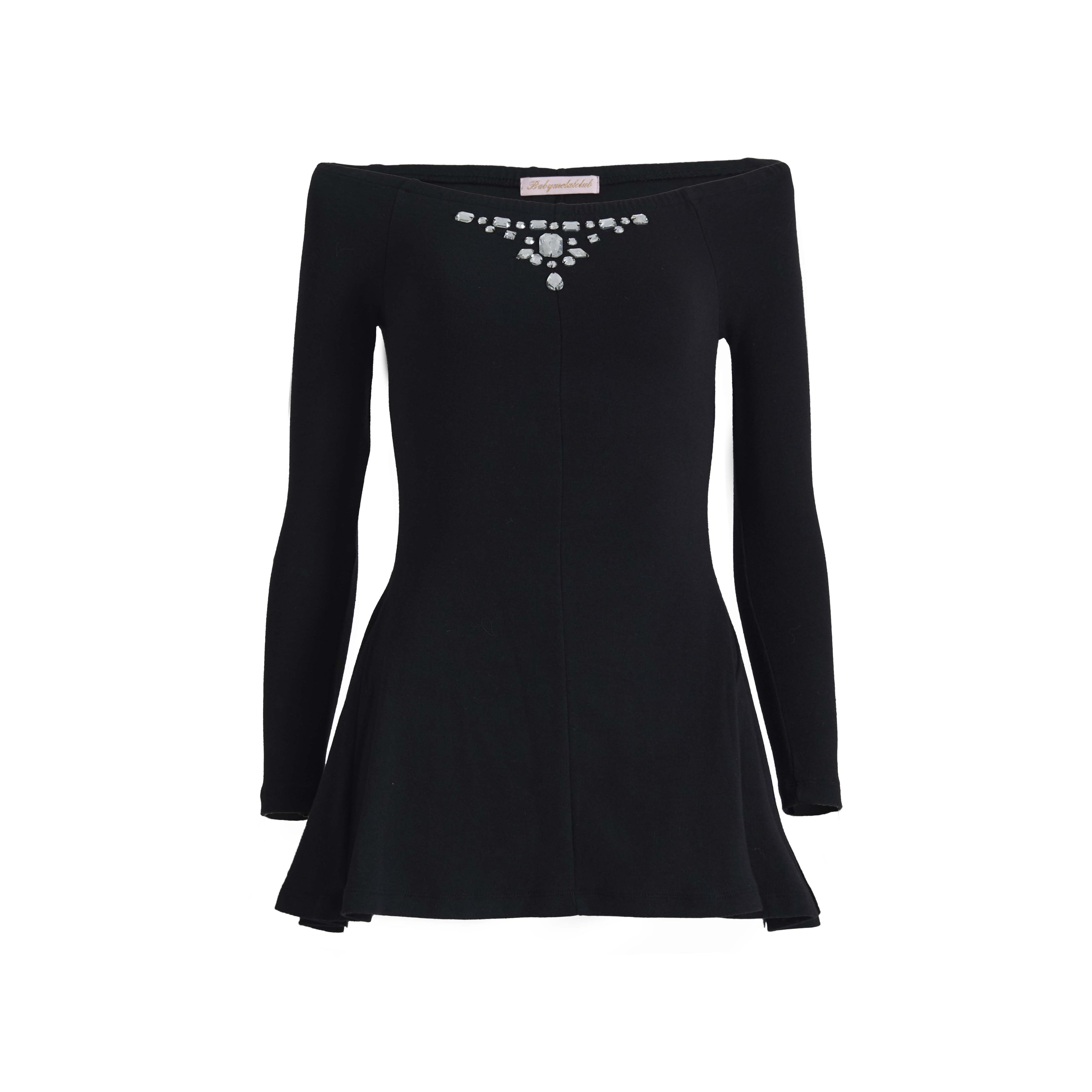 Angel mini dress (black)