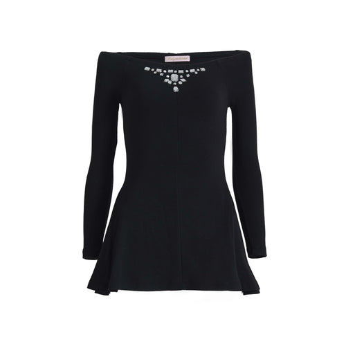 Angel mini dress (black)