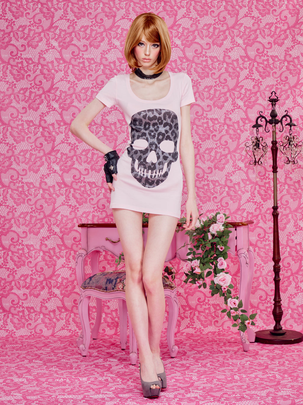 BMC Bone onepiece (Baby Pink)