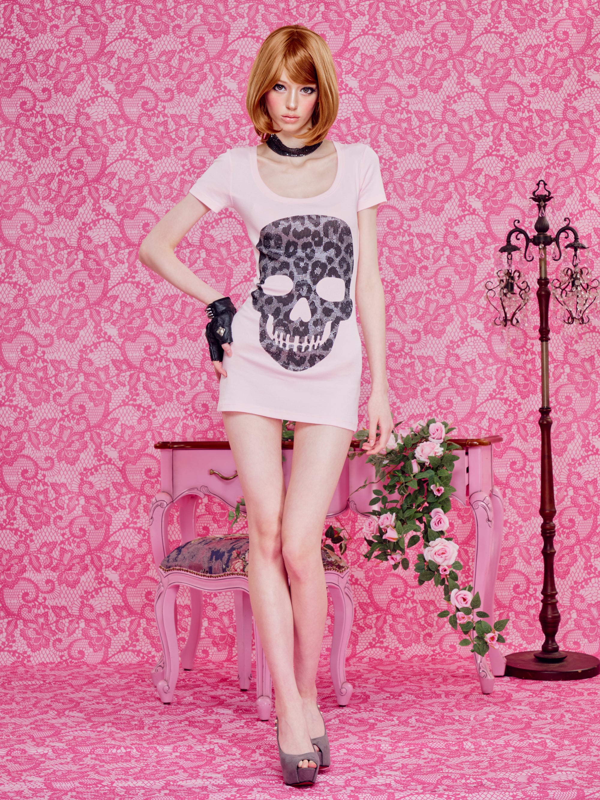 BMC Bone onepiece (Baby Pink)