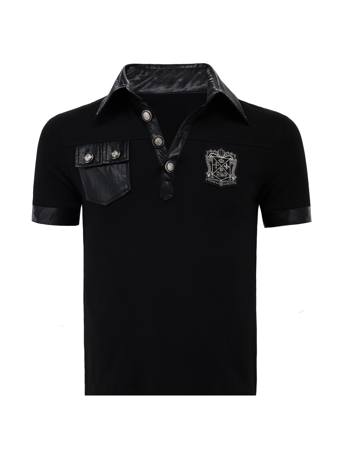 Prince Leather Polo Shirt