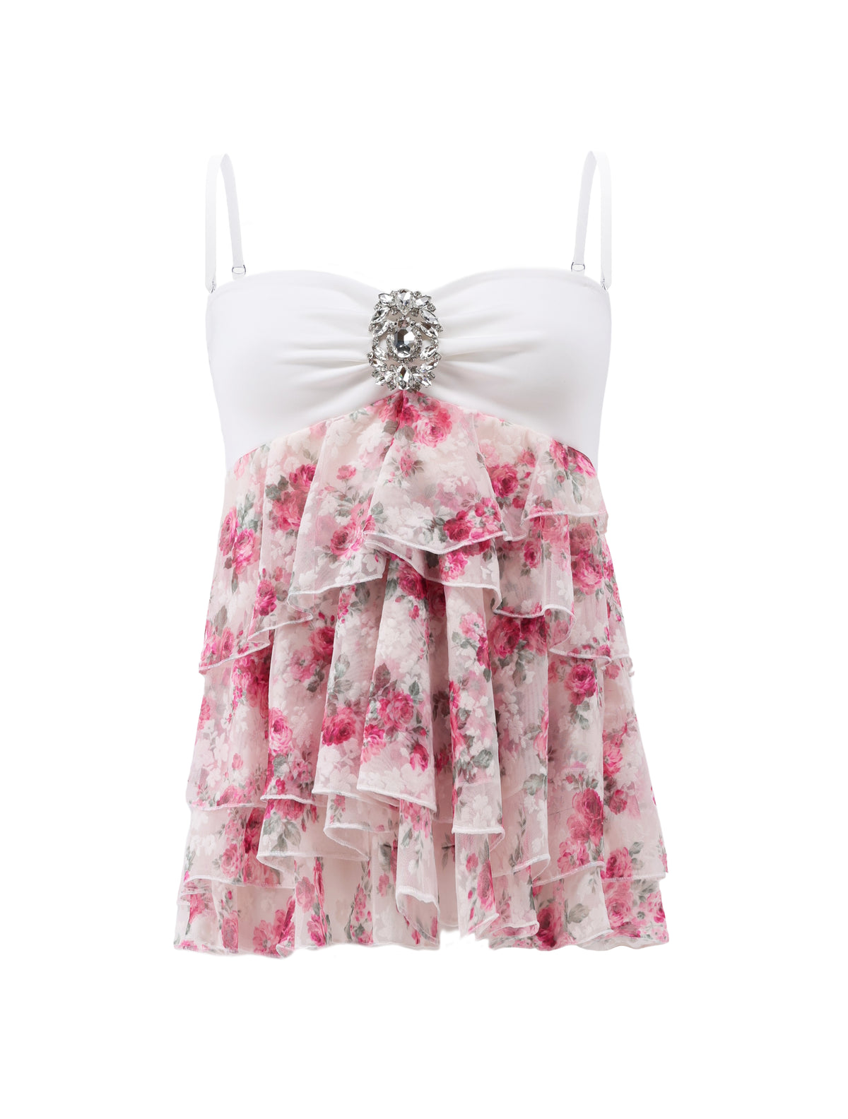 Bouquet tankini (White)