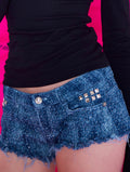 Bmc twinkle studs denim shorts
