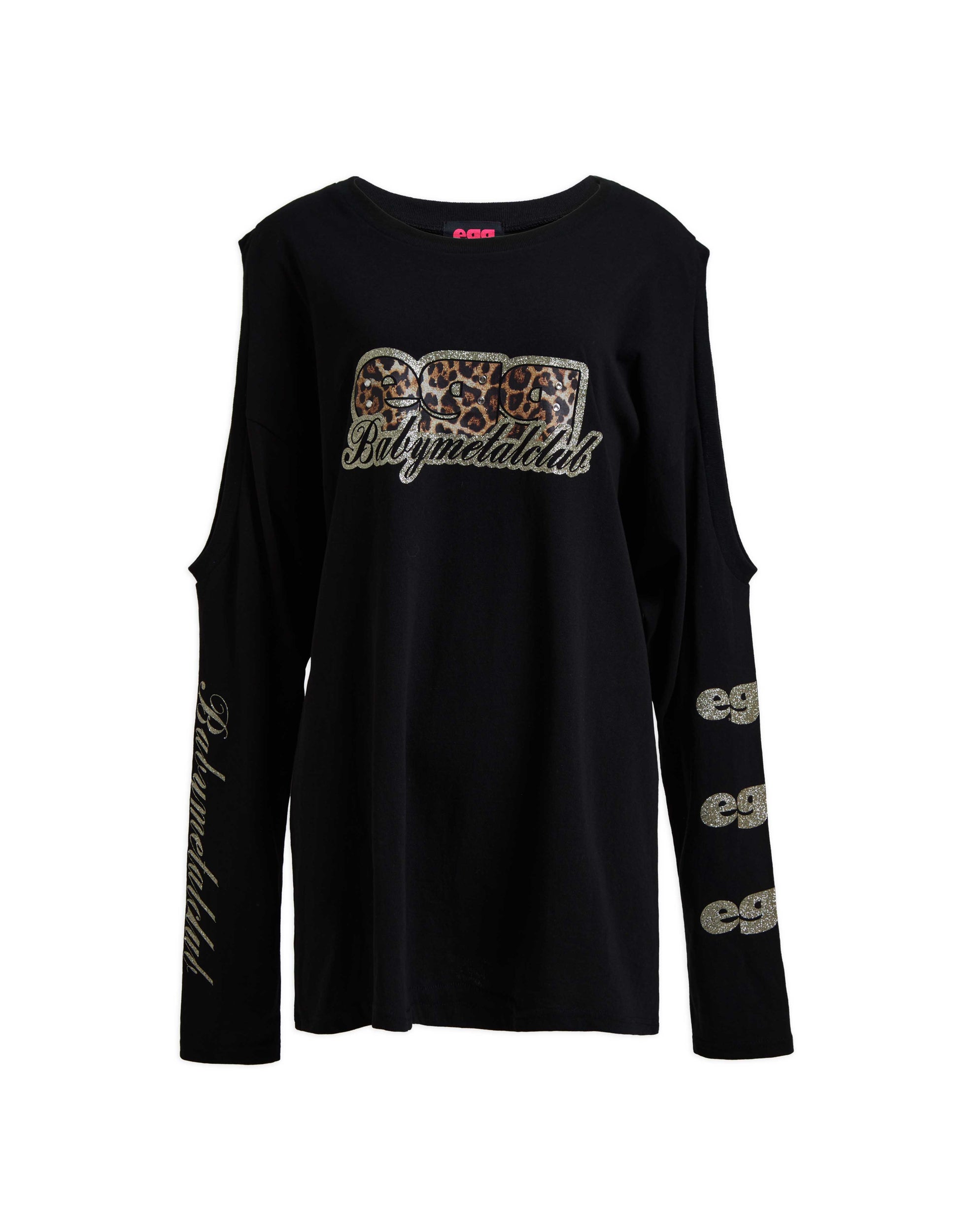 [eggxBabymetalclub] twinkle cut longsleeve tee (black)