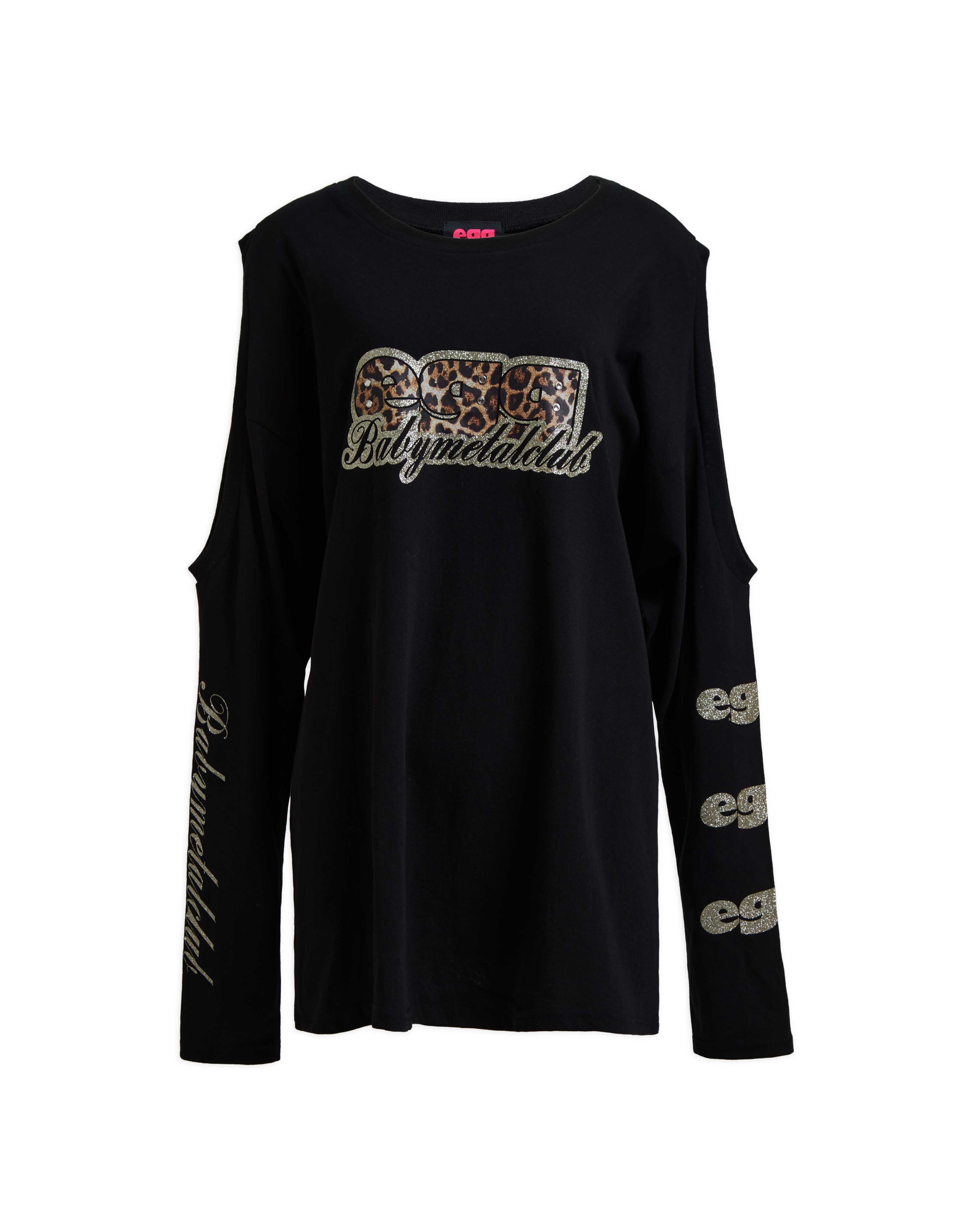 [eggxBabymetalclub] twinkle cut longsleeve tee (black)