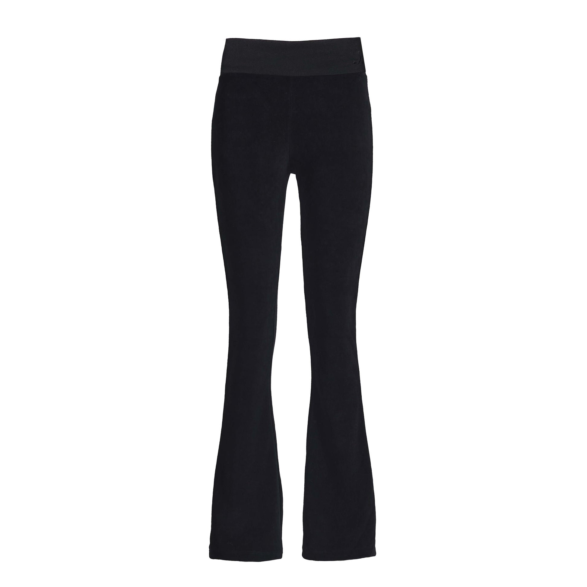 Glam velour pants (black)
