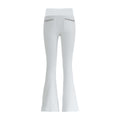 Glam velour pants (white)