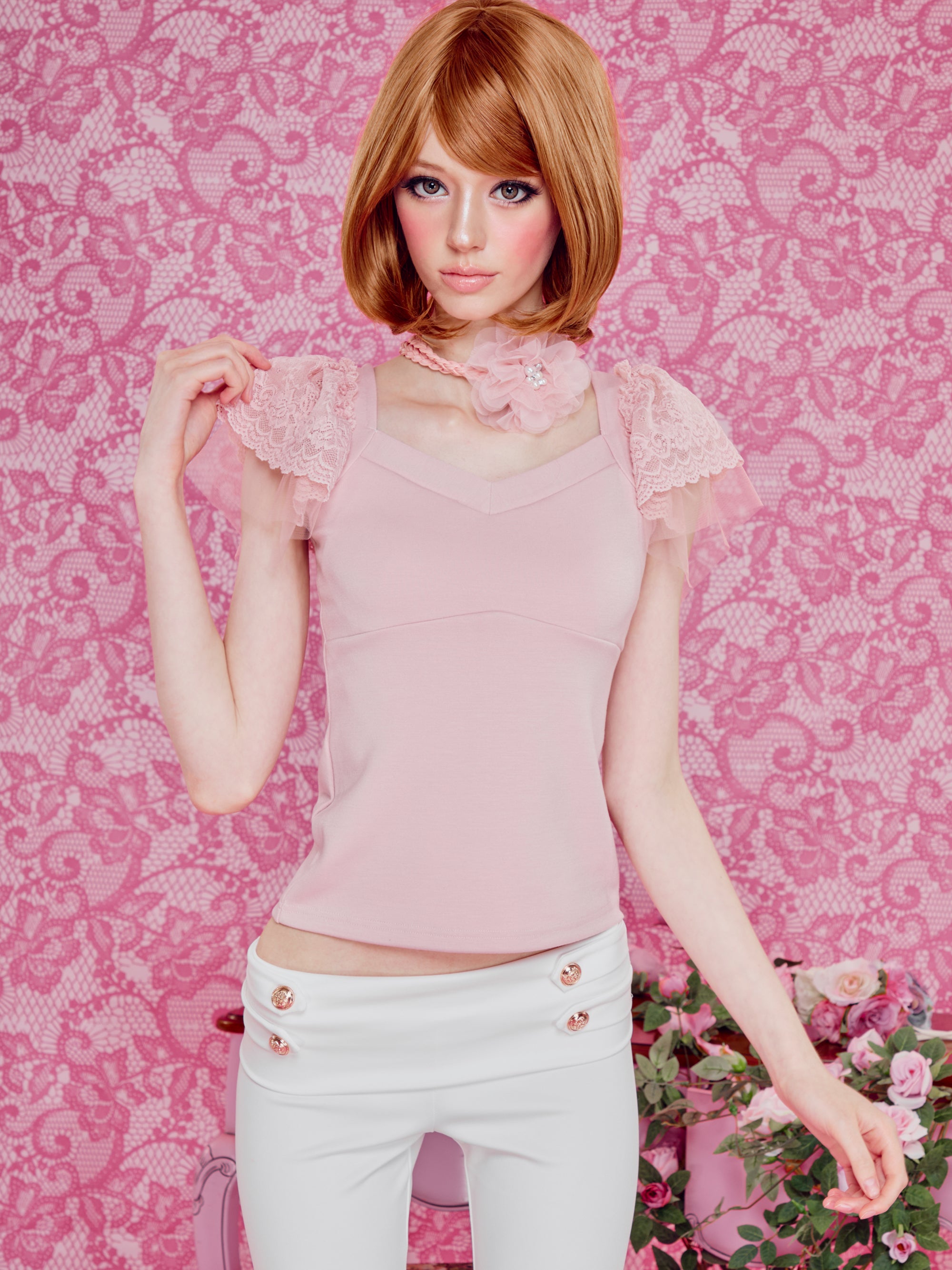 Hina top (Baby Pink)