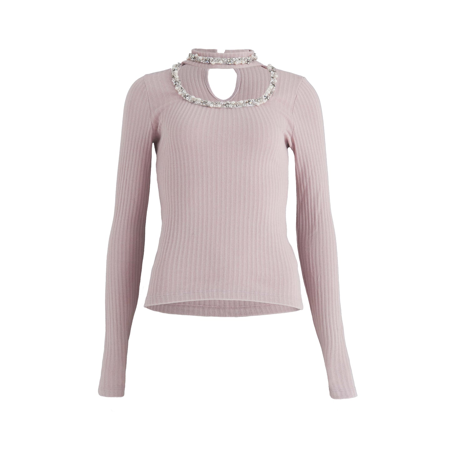Jewel chocker t (baby pink)