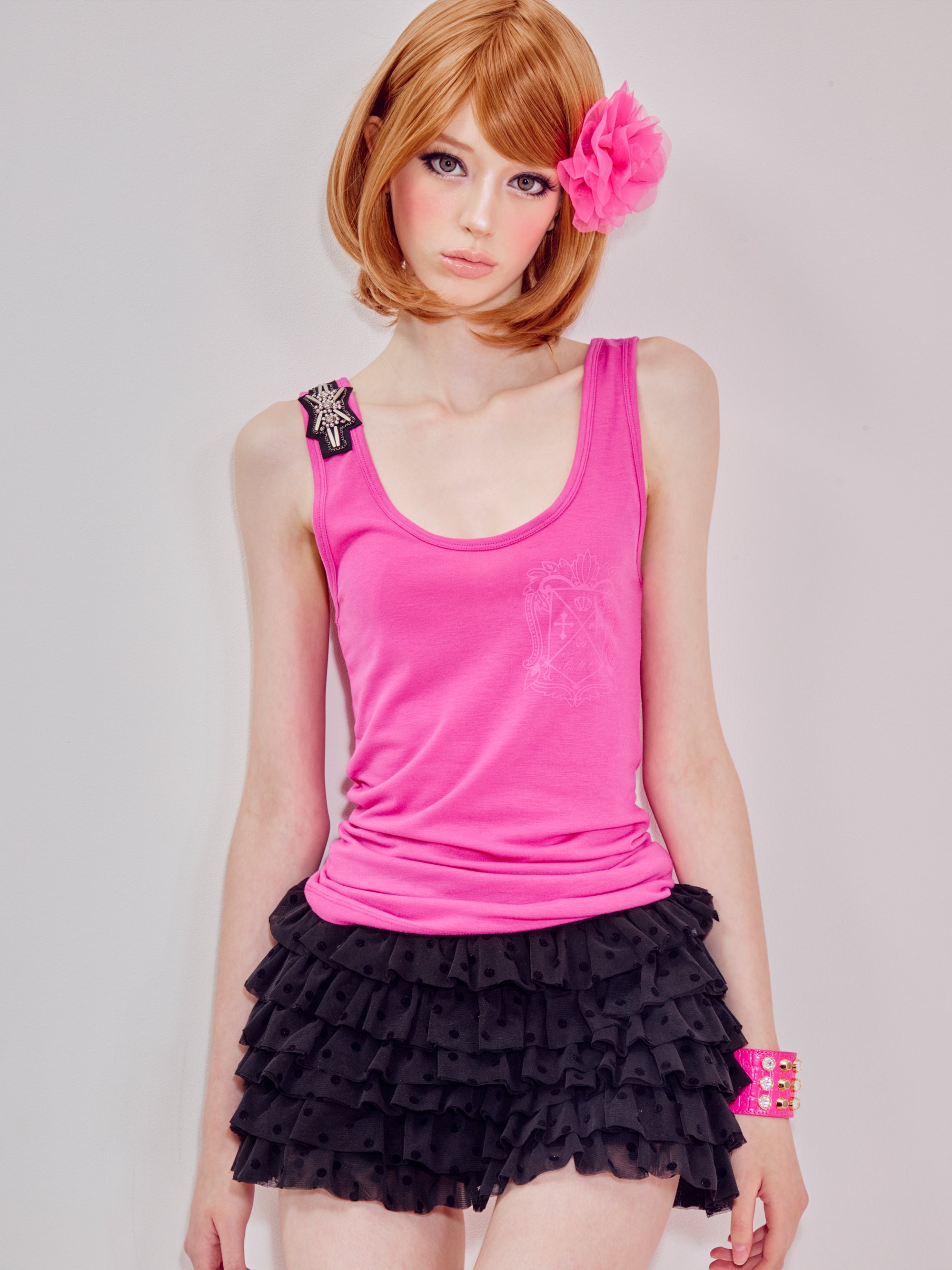 Kanon tank top (Cherry Pink)