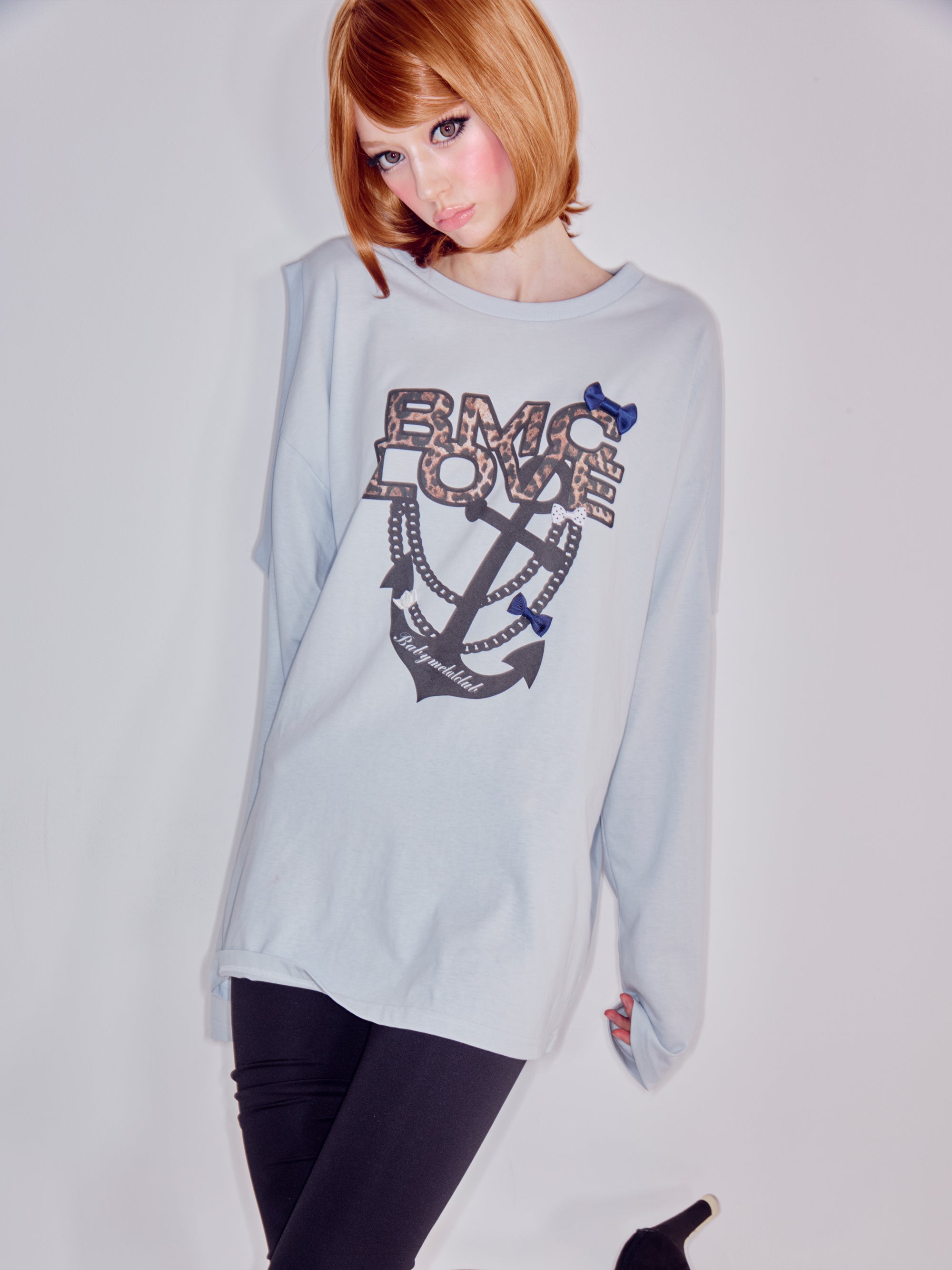 Marin cut long-sleeve (Powder Blue)