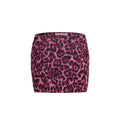 Pink leopard tight skirt