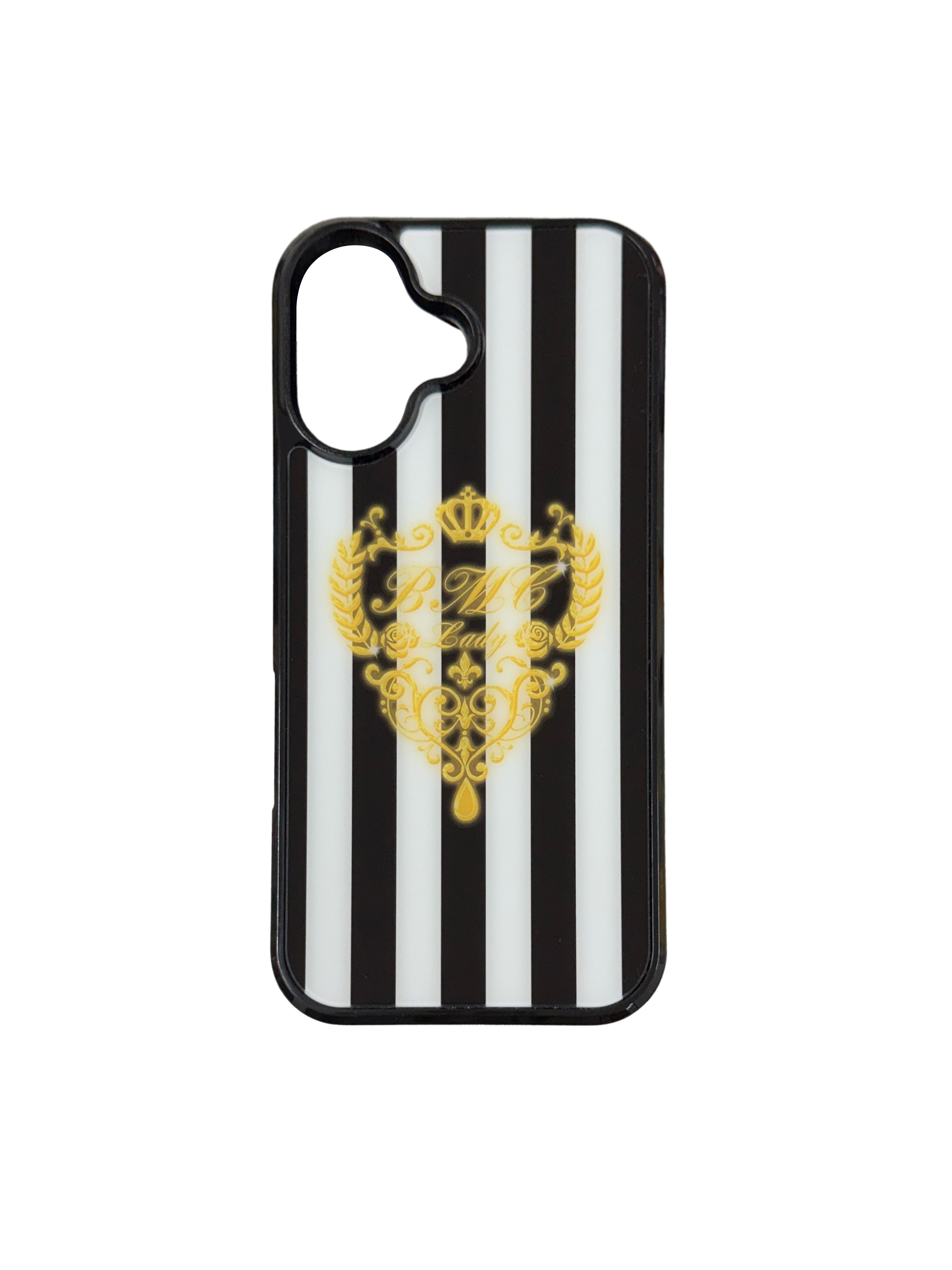 【受注商品】iPhone case (Black stripe)